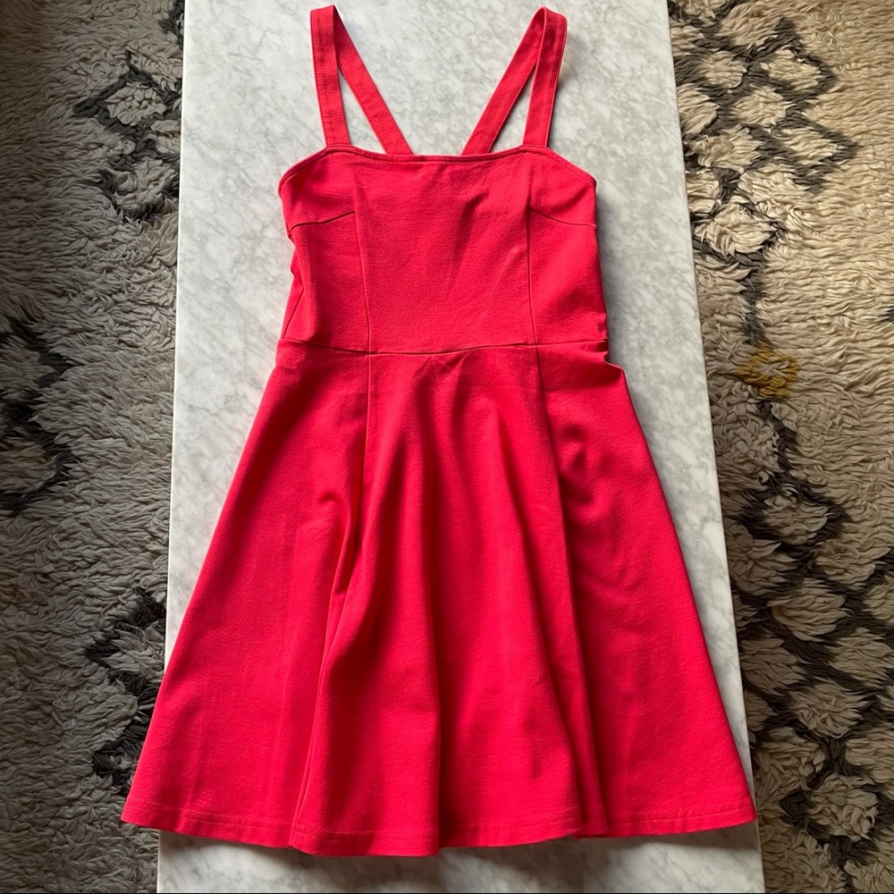 Divided H&M Red Skater Dress